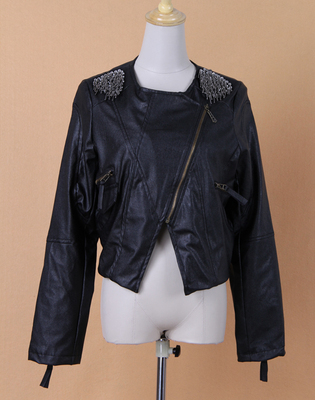 外貿服裝批發(fā)、廣州女裝批發(fā)、韓版PU皮夾克短外套_服裝服飾_世界工廠網中國產品信息庫